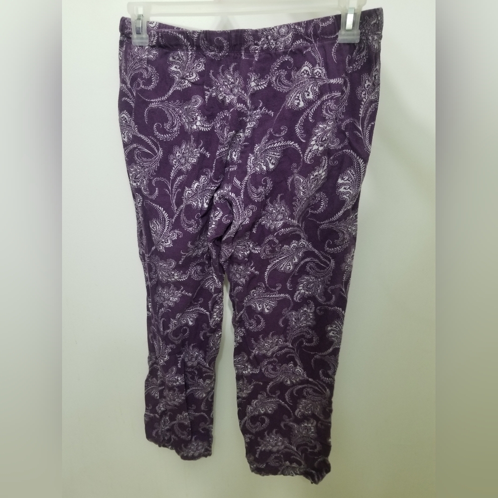 EUC gorgeous purple pj set, sz M, w pant pockets! - Picture 8 of 8